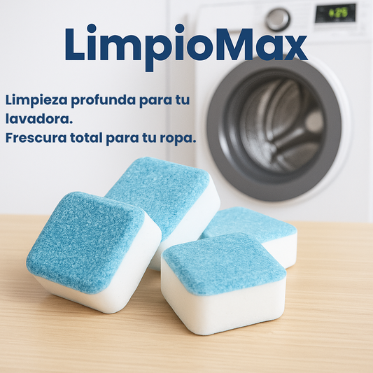 LimpioMax™ Alarga la Vida Útil de tu Lavadora